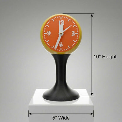 The Tempozero Space Age Tulip 1970s Styled Retro Pedestal Clock