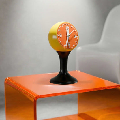 The Tempozero Space Age Tulip 1970s Styled Retro Pedestal Clock