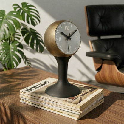 The Tempozero Space Age Tulip 1970s Styled Retro Pedestal Clock