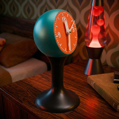 The Tempozero Space Age Tulip 1970s Styled Retro Pedestal Clock