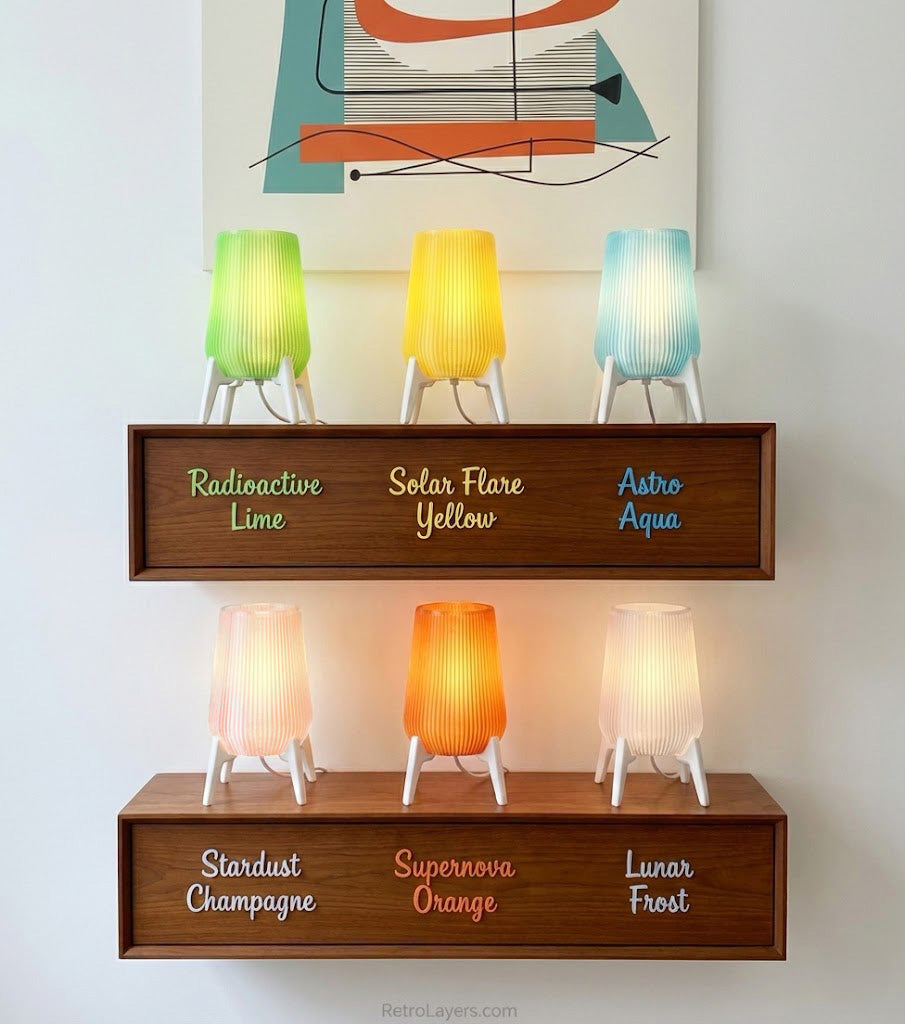 Thora Lamp Mid Century Modern Table Lamp Atomic Space Age