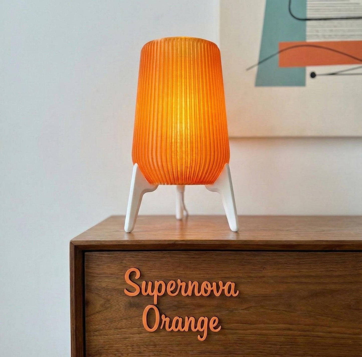 Thora Lamp Mid Century Modern Table Lamp Atomic Space Age