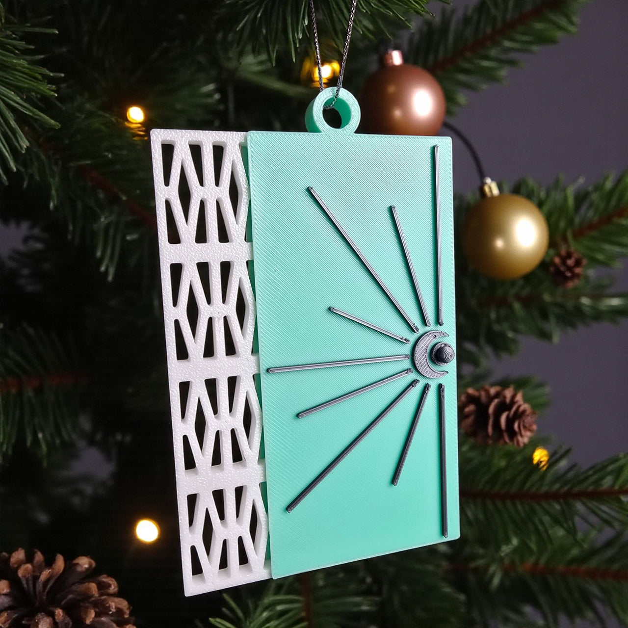 Mid Century Modern Door Ornaments