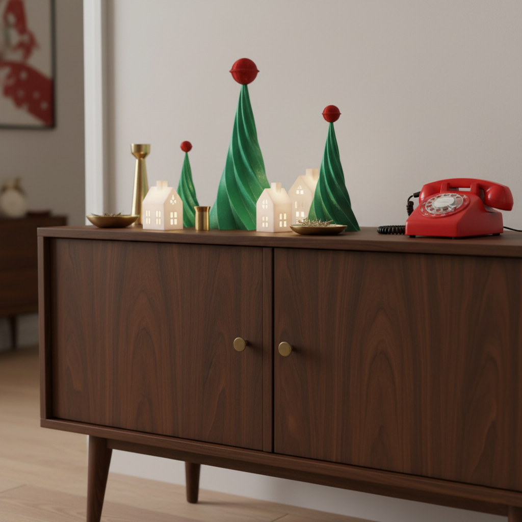 Midcentury Modern Space Age Inspired Holiday Trees