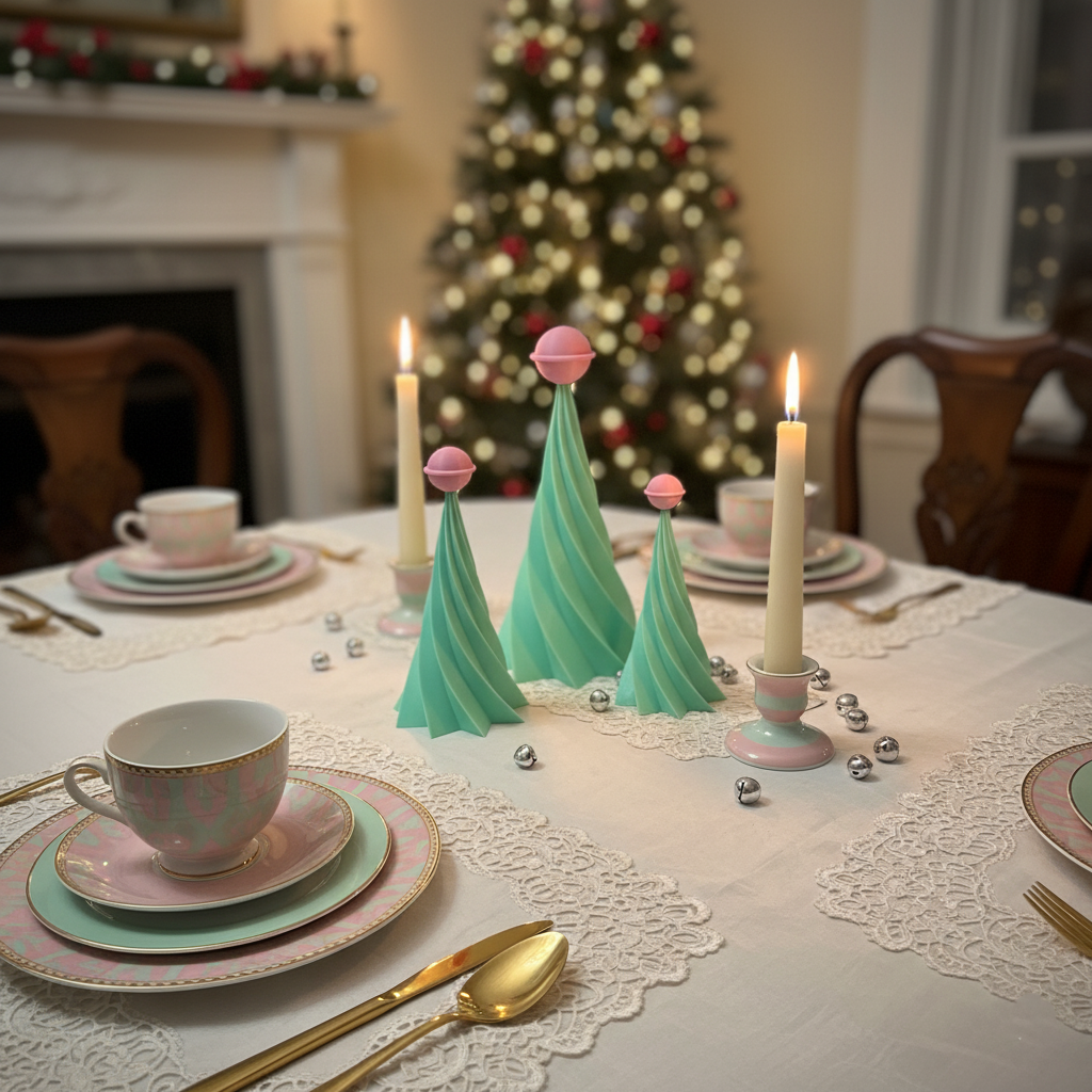 Midcentury Modern Space Age Inspired Holiday Trees