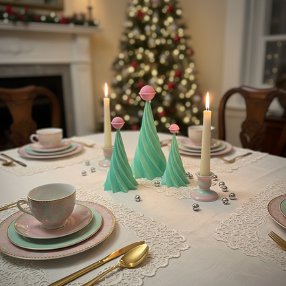 Midcentury Modern Space Age Inspired Holiday Trees