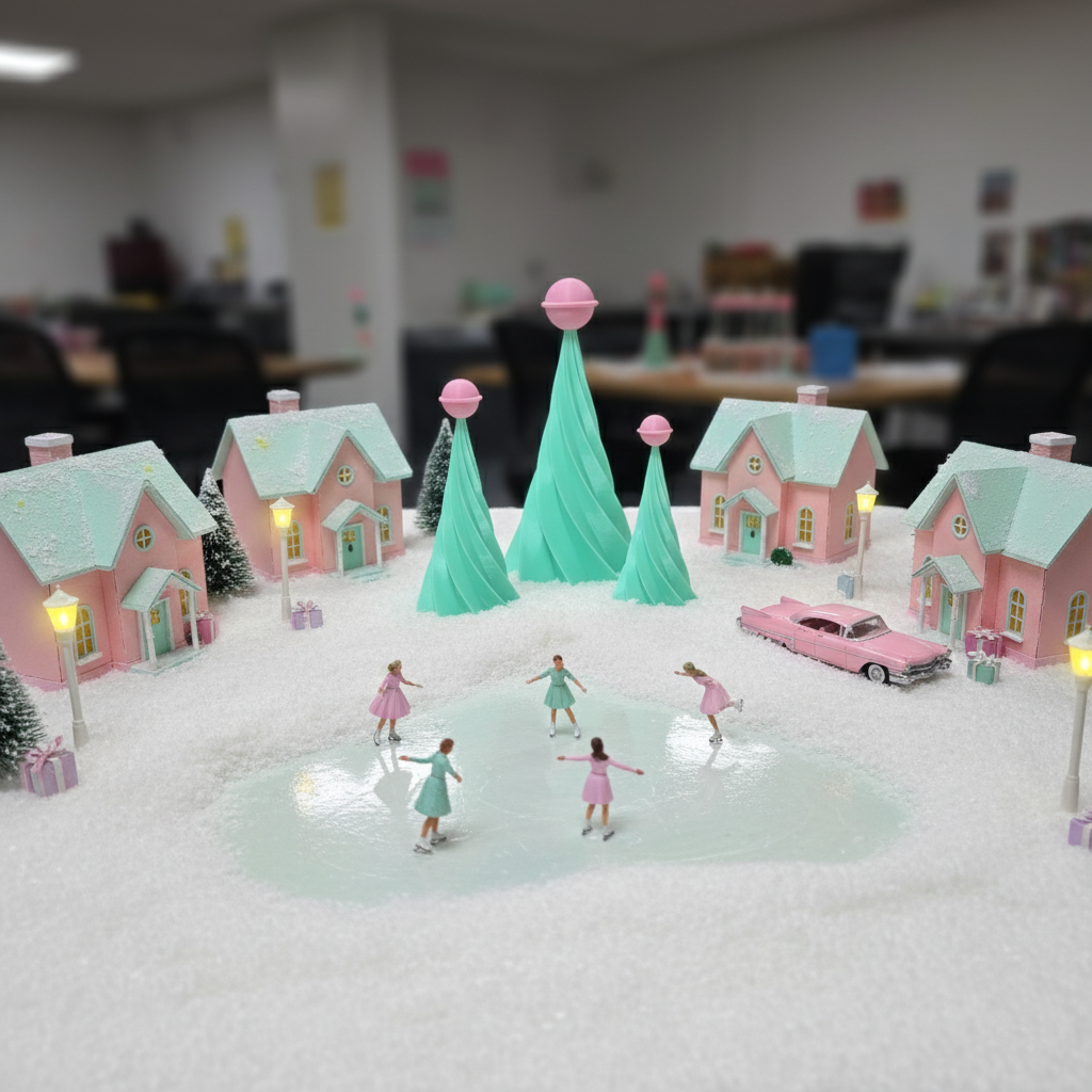 Midcentury Modern Space Age Inspired Holiday Trees