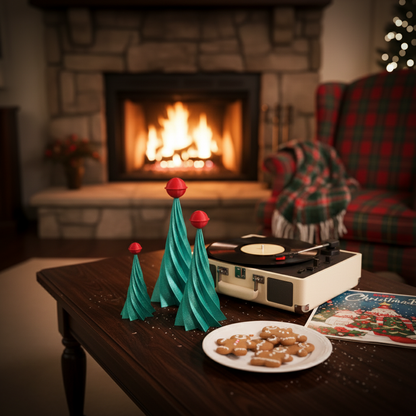 Midcentury Modern Space Age Inspired Holiday Trees