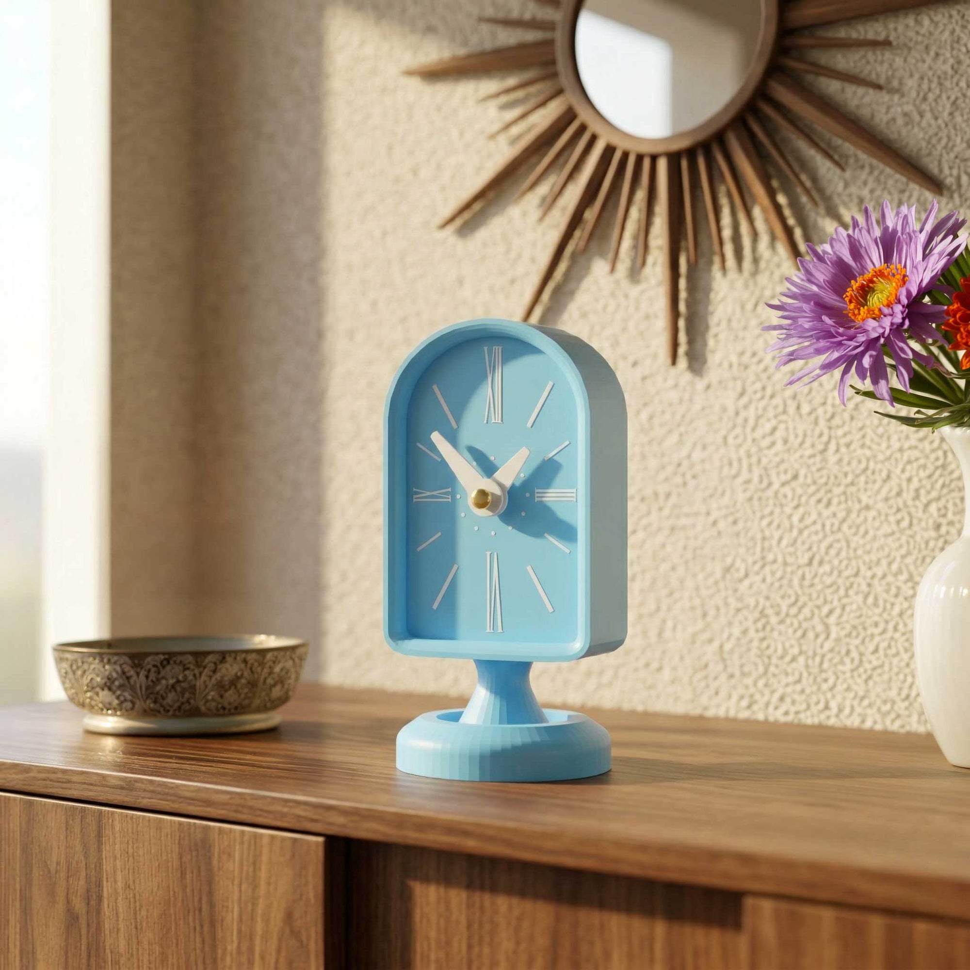 The Vostik Retro Space Age 60s Clock