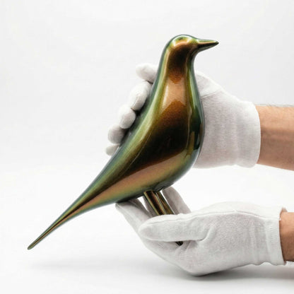 Mid Century Mondern Minimalist Bird Sculpture PlasmaGloss VULCAN GOLD