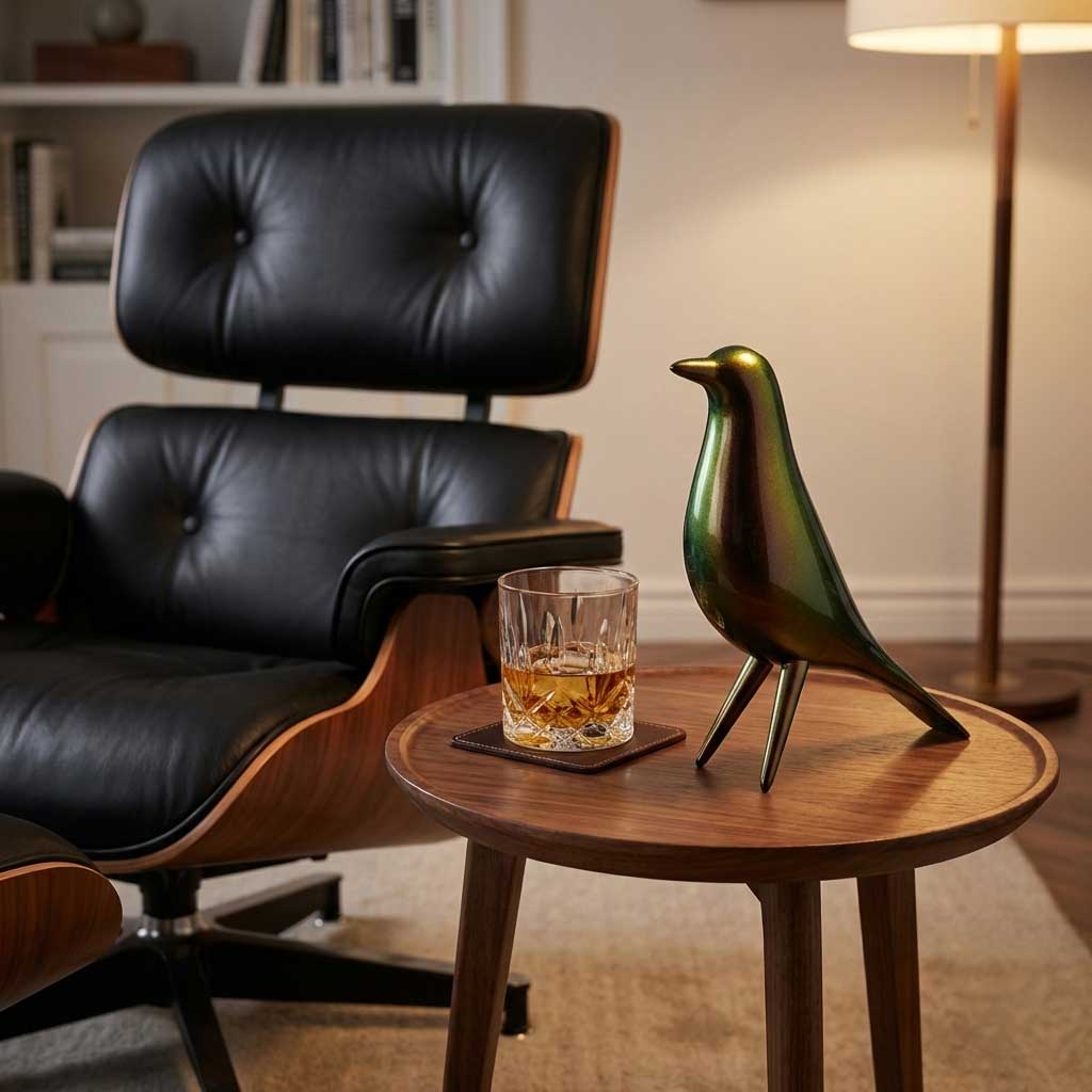 Mid Century Mondern Minimalist Bird Sculpture PlasmaGloss VULCAN GOLD