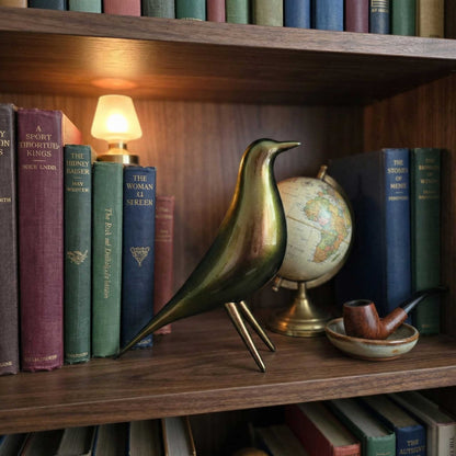 Mid Century Mondern Minimalist Bird Sculpture PlasmaGloss VULCAN GOLD