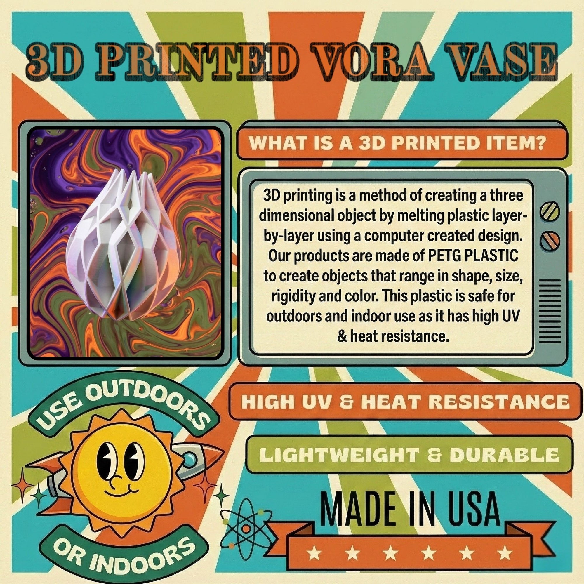 Vora Vase Space Age