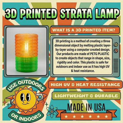 Strata Glow Space Age Lamp
