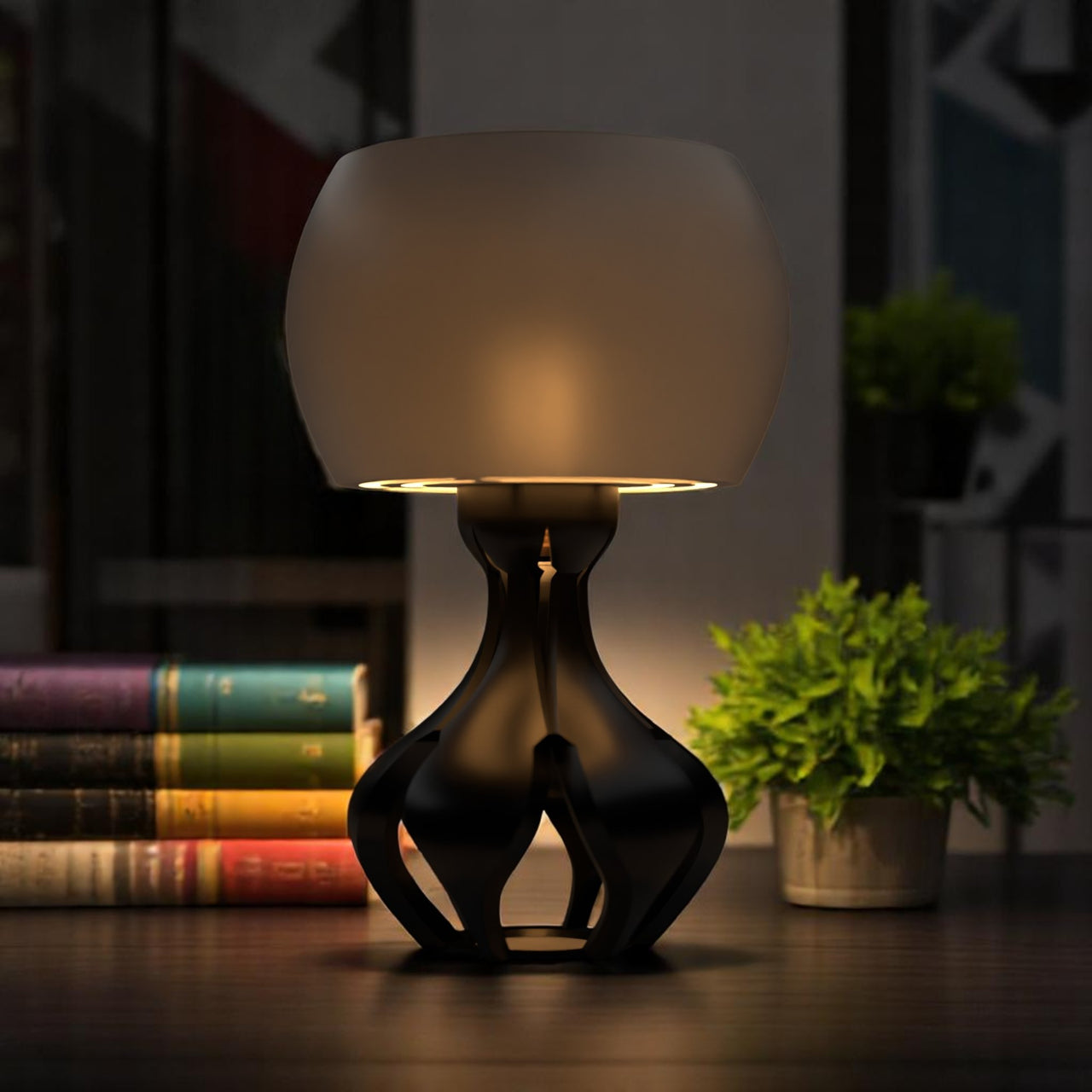 Yunari Retro Futuristic Lamp Mid Century Modern