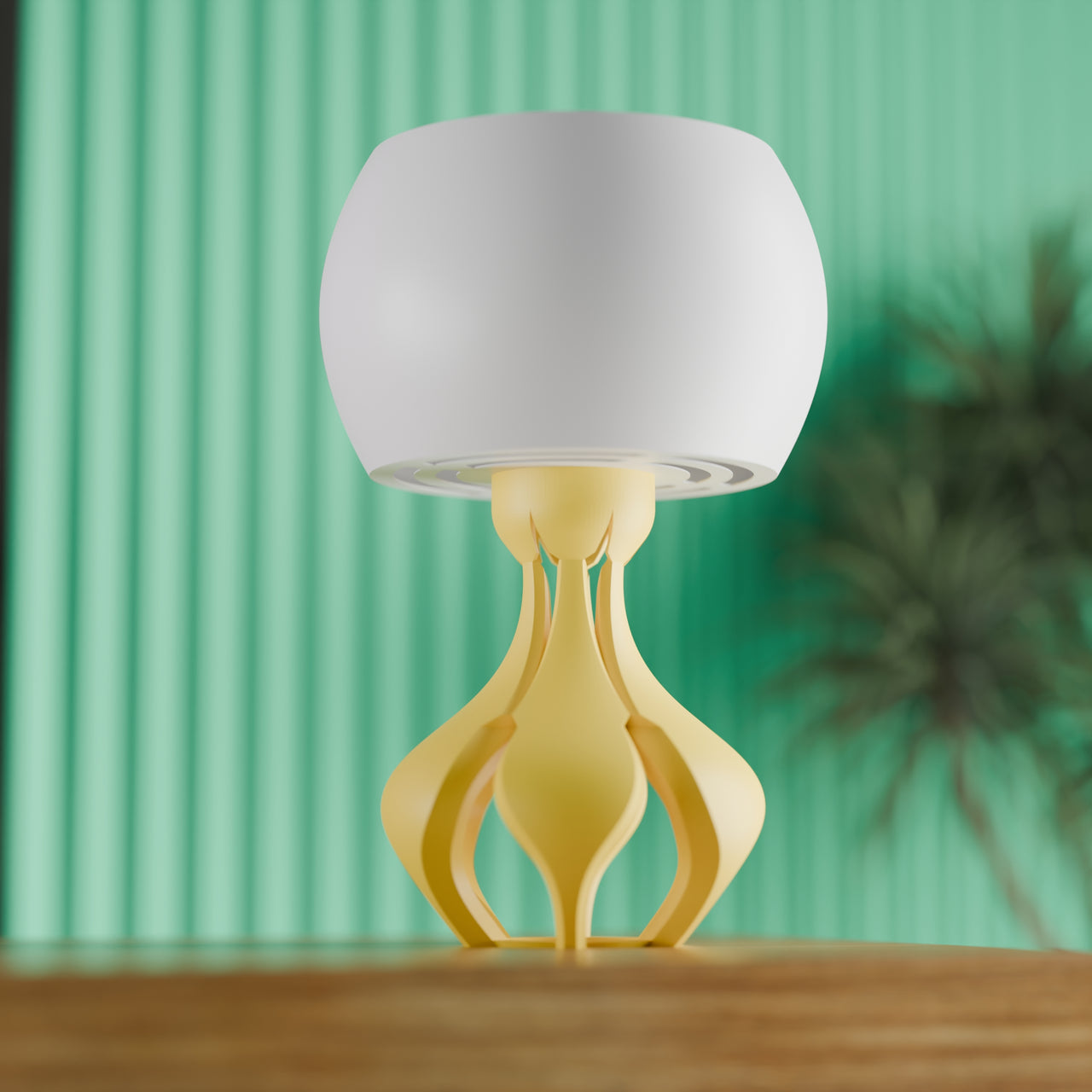 Yunari Retro Futuristic Lamp Mid Century Modern