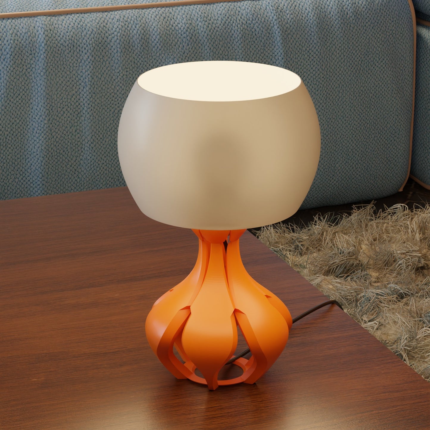 Yunari Retro Futuristic Lamp Mid Century Modern
