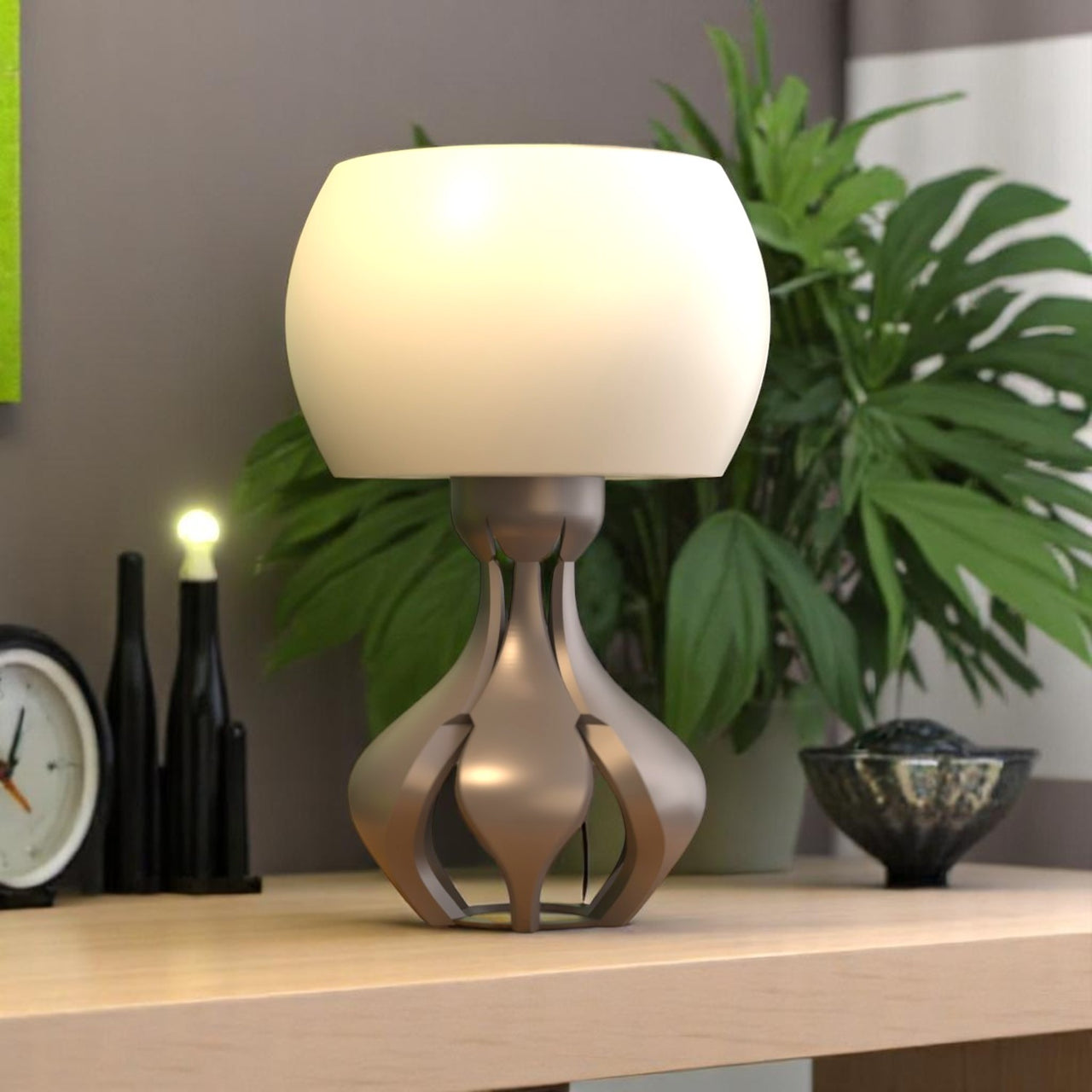 Yunari Retro Futuristic Lamp Mid Century Modern