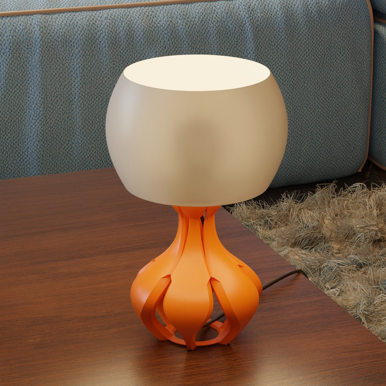 Yunari Retro Futuristic Lamp Mid Century Modern