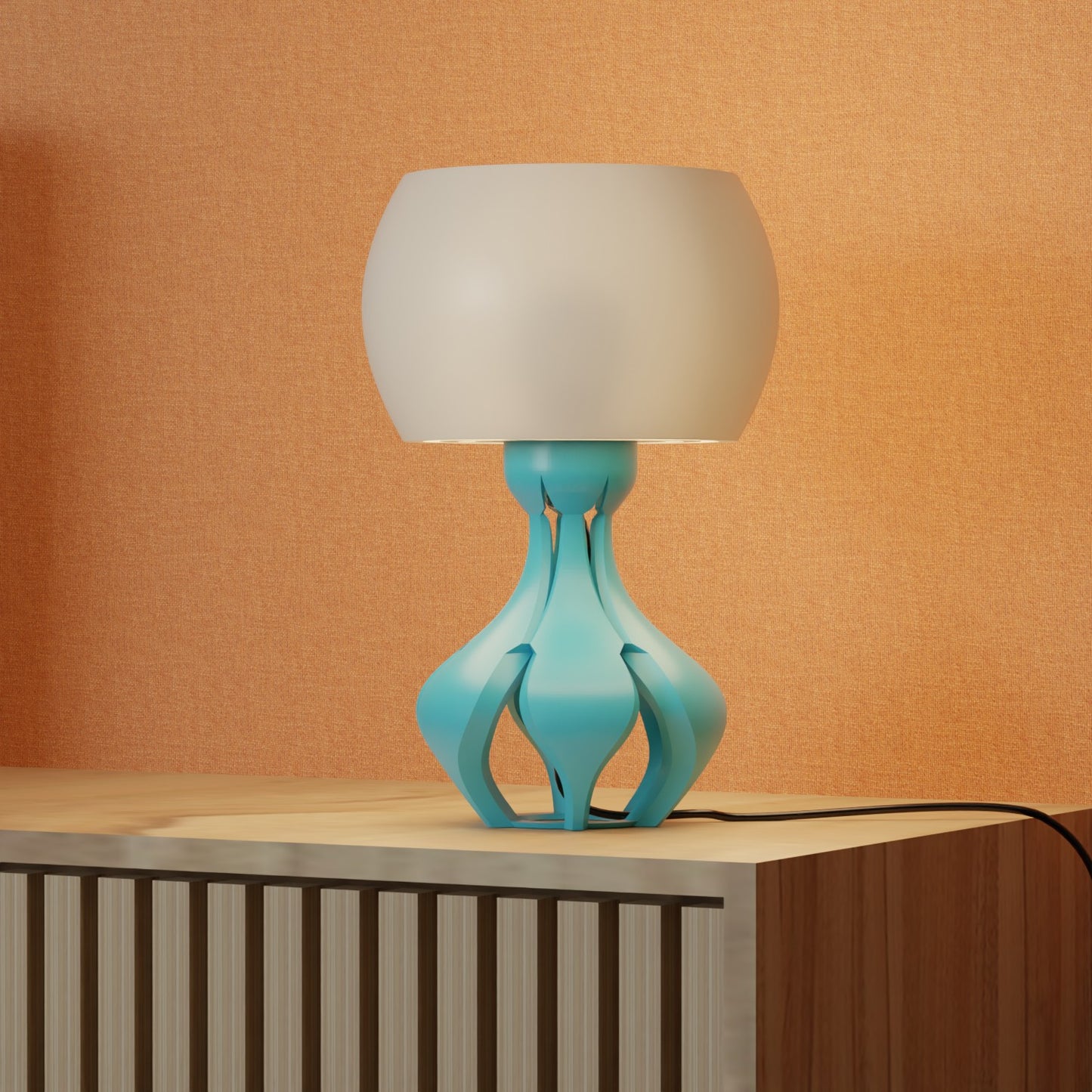 Yunari Retro Futuristic Lamp Mid Century Modern