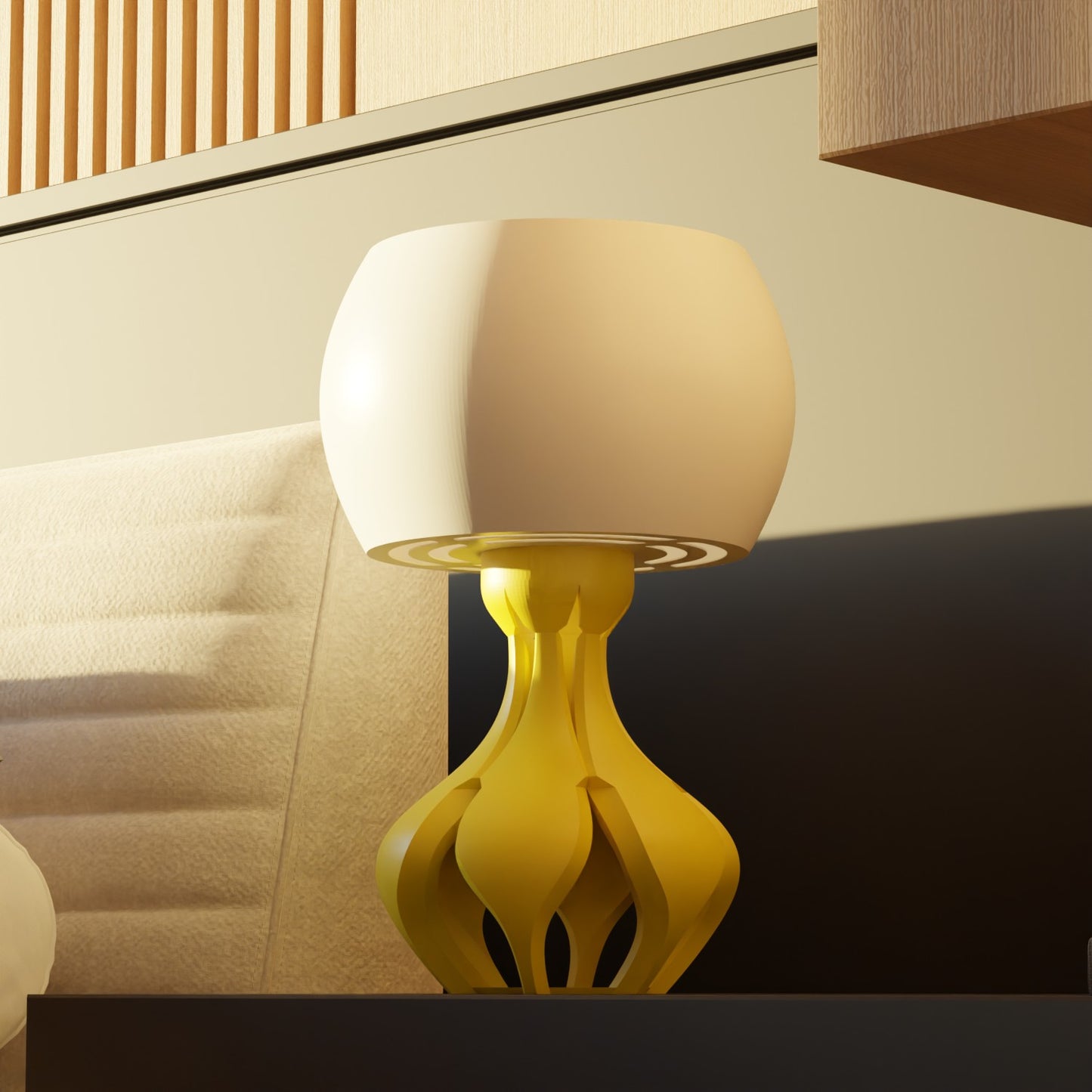 Yunari Retro Futuristic Lamp Mid Century Modern