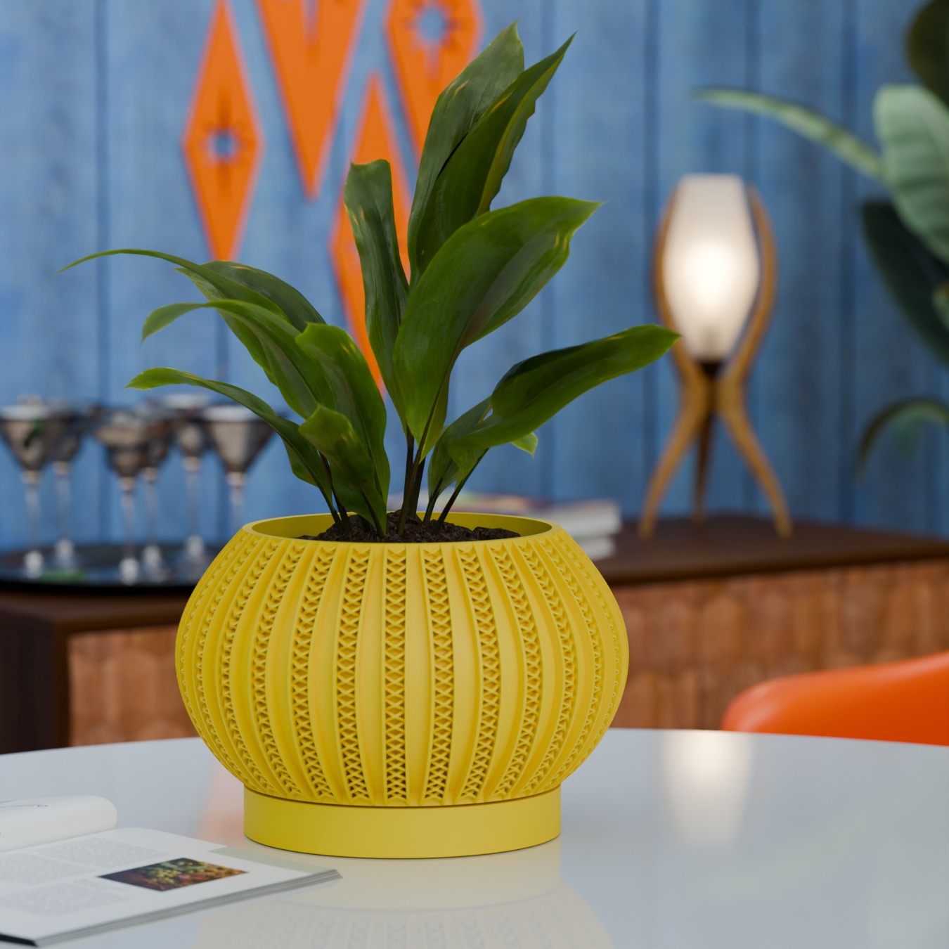 The Zyric Space Age Mid Century Modern Planter