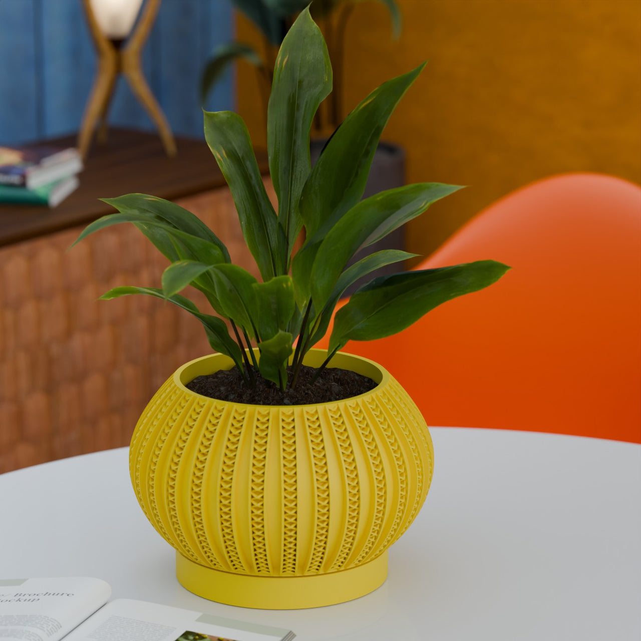 The Zyric Space Age Mid Century Modern Planter