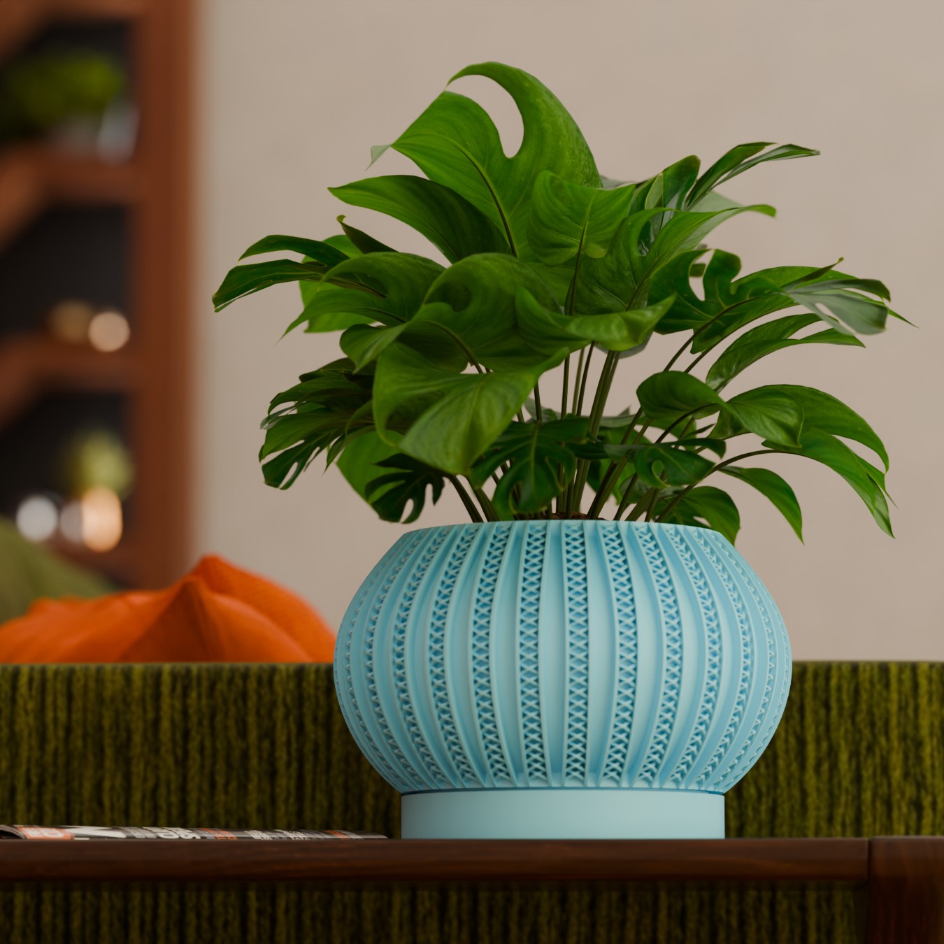 The Zyric Space Age Mid Century Modern Planter