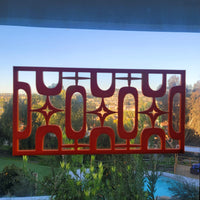 Atomic Ovals Stars Vintage Style Décor Panels