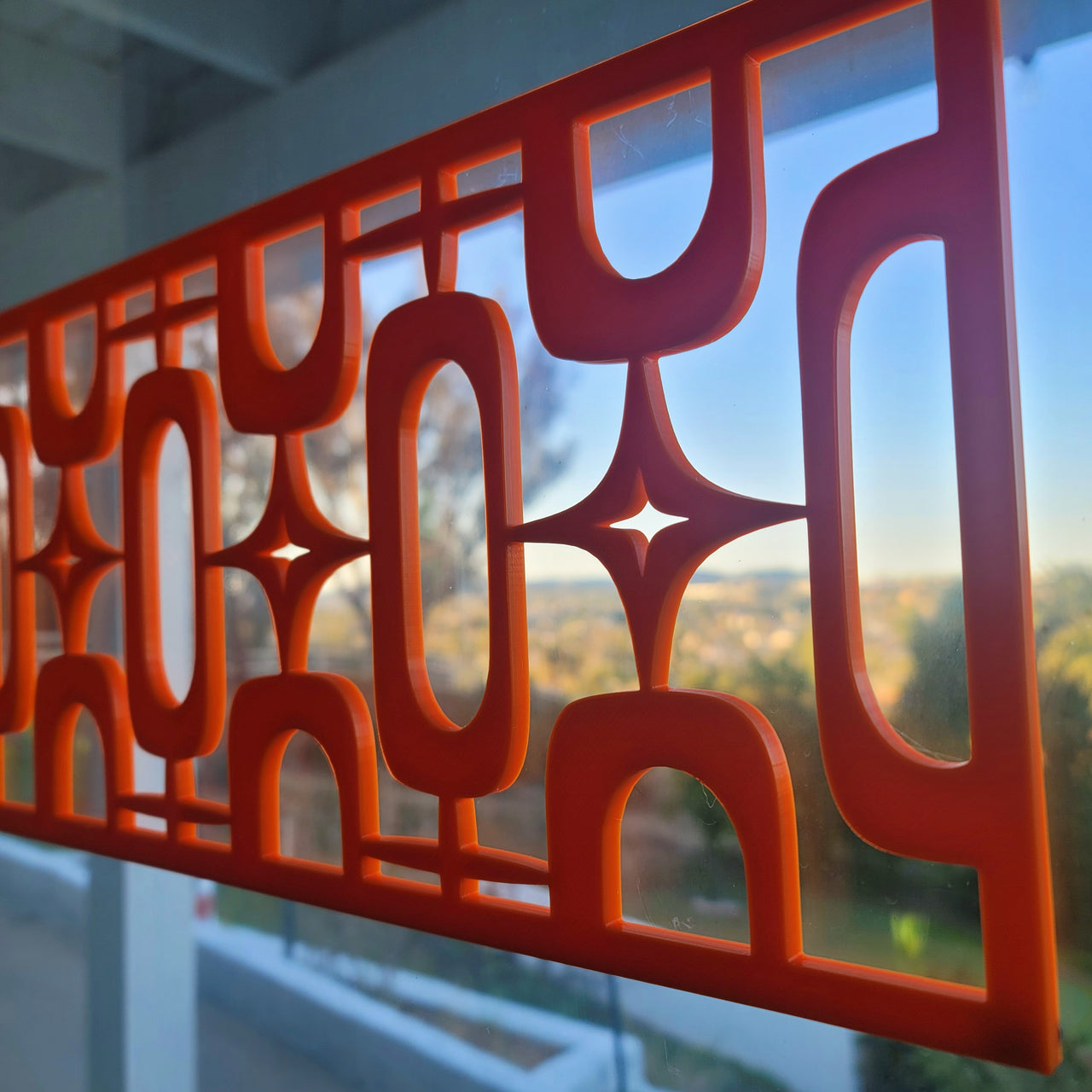 Atomic Ovals Stars Vintage Style Décor Panels