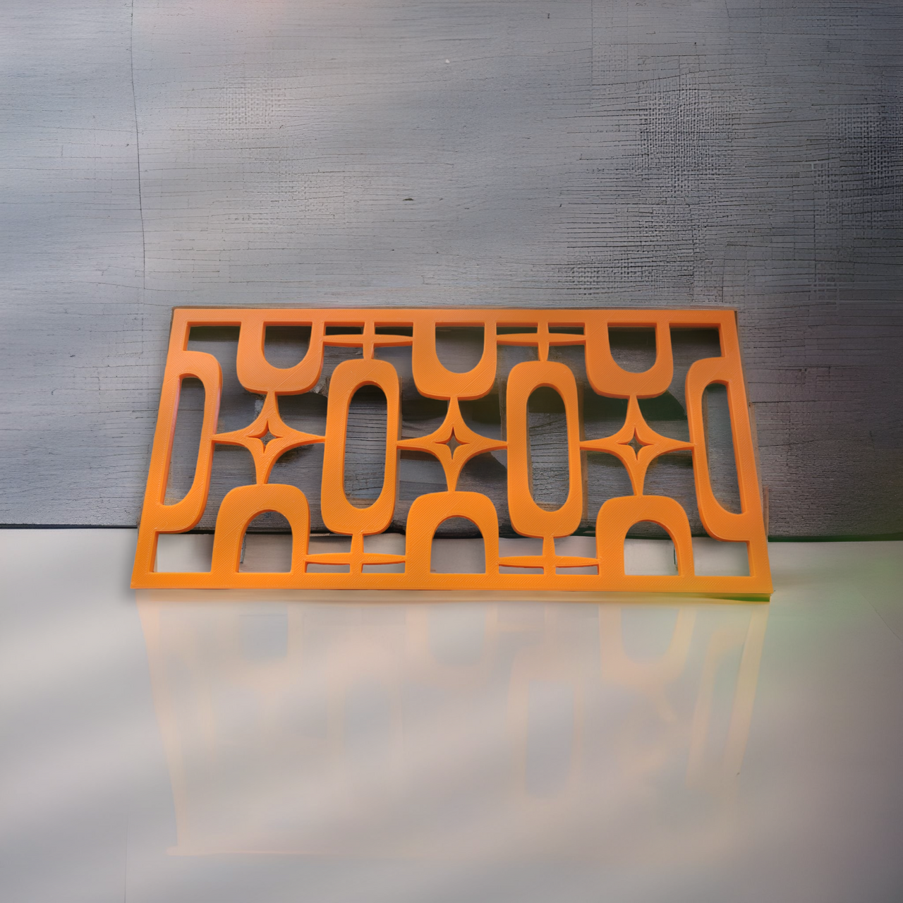 Atomic Ovals Stars Vintage Style Décor Panels