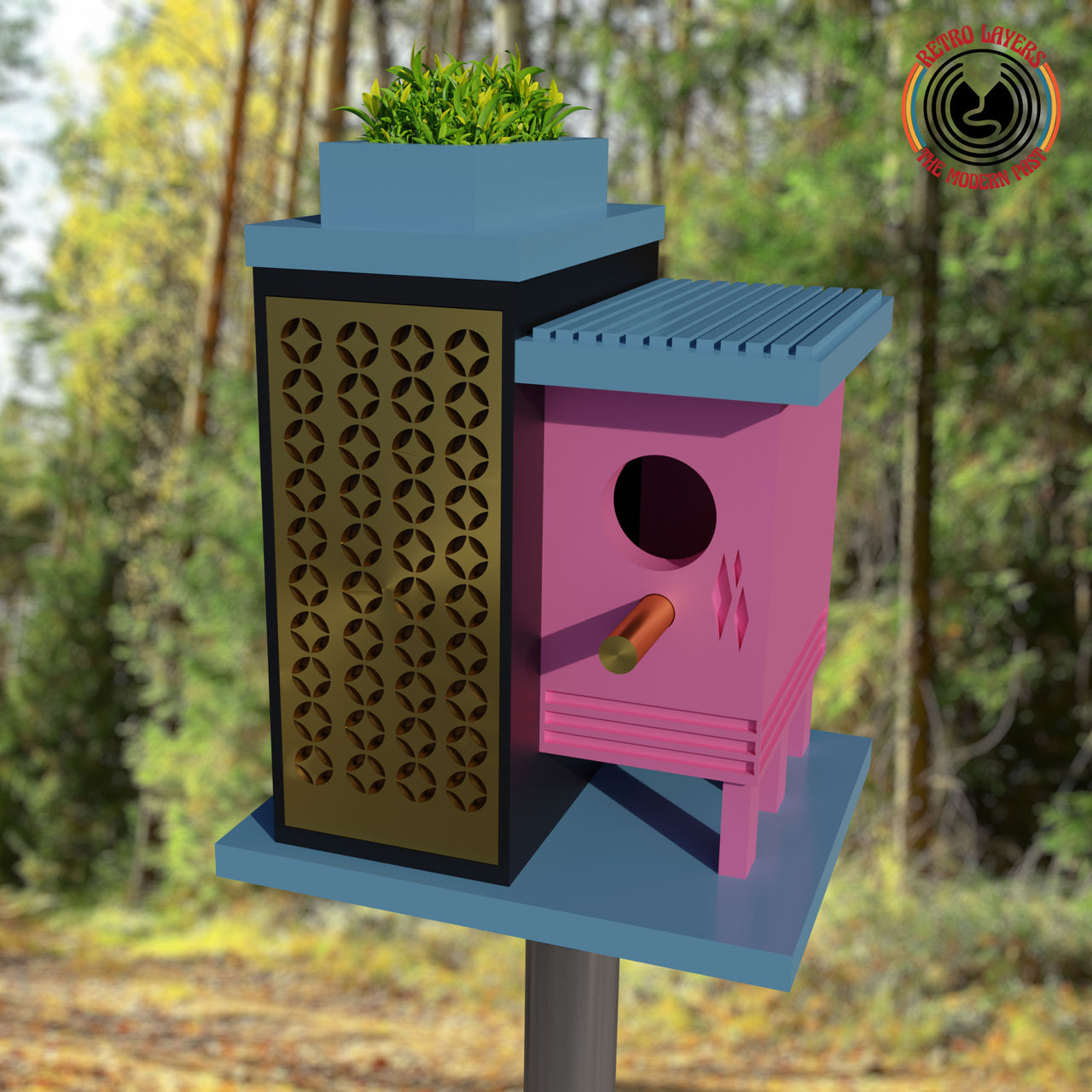 The Lombard Midcentury Birdhouse Apartment