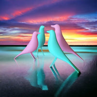 MCM Minimalist Bird Family (Set of 2)