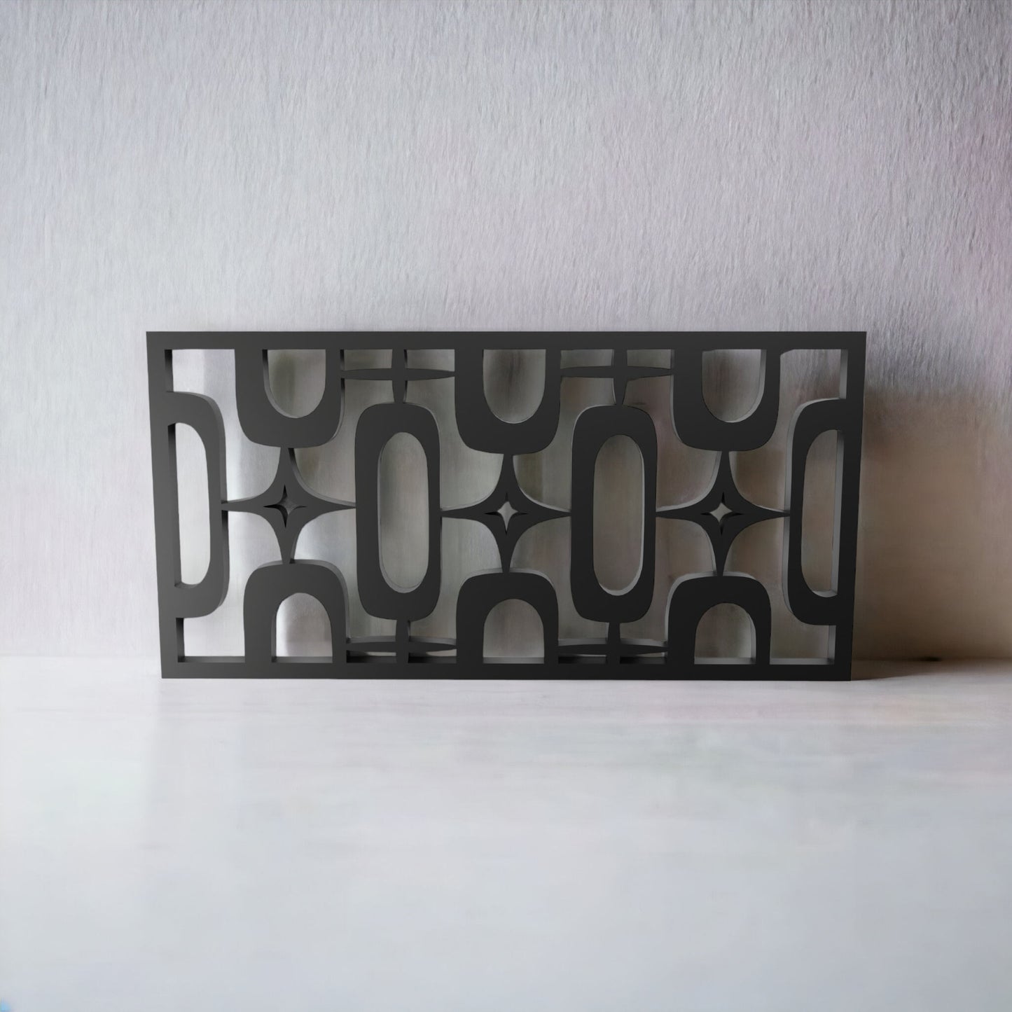 Atomic Ovals Stars Vintage Style Décor Panels