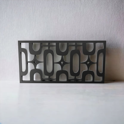 Atomic Ovals Stars Vintage Style Décor Panels