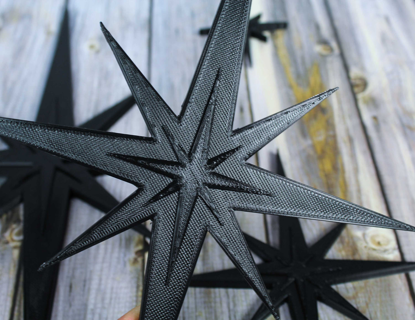 Mid Century Modern Vintage Style Starbursts 4 Piece Set Wall Decor