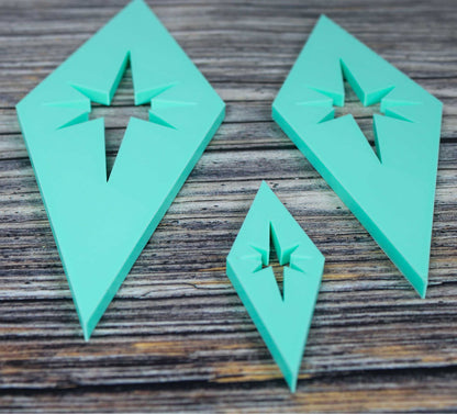 Midcentury Modern Diamond Starbursts Wall Decor