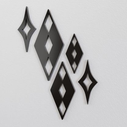 Palm Springs Paradise Diamond Stars Wall Décor