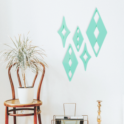 Palm Springs Paradise Diamond Stars Wall Décor