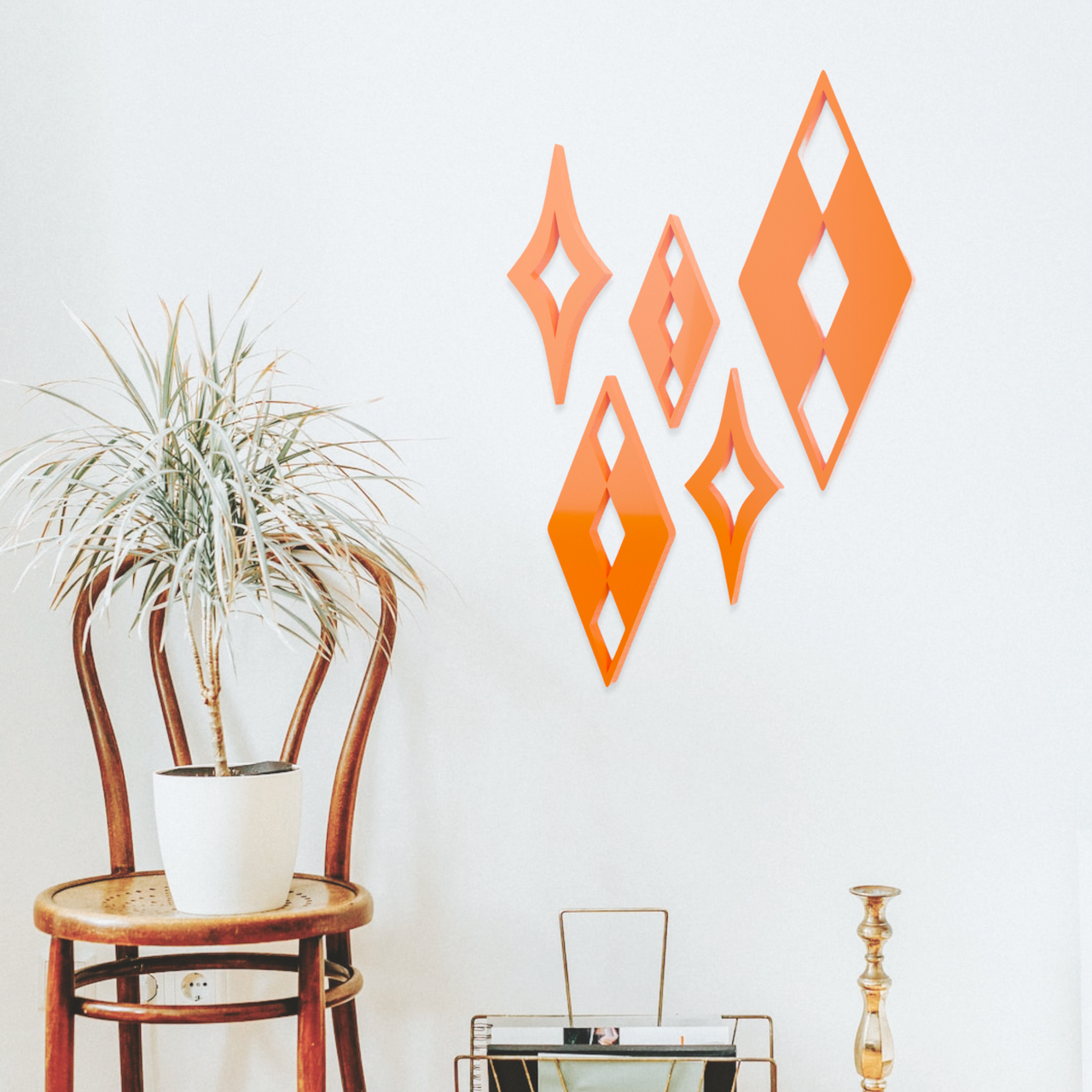 Palm Springs Paradise Diamond Stars Wall Décor