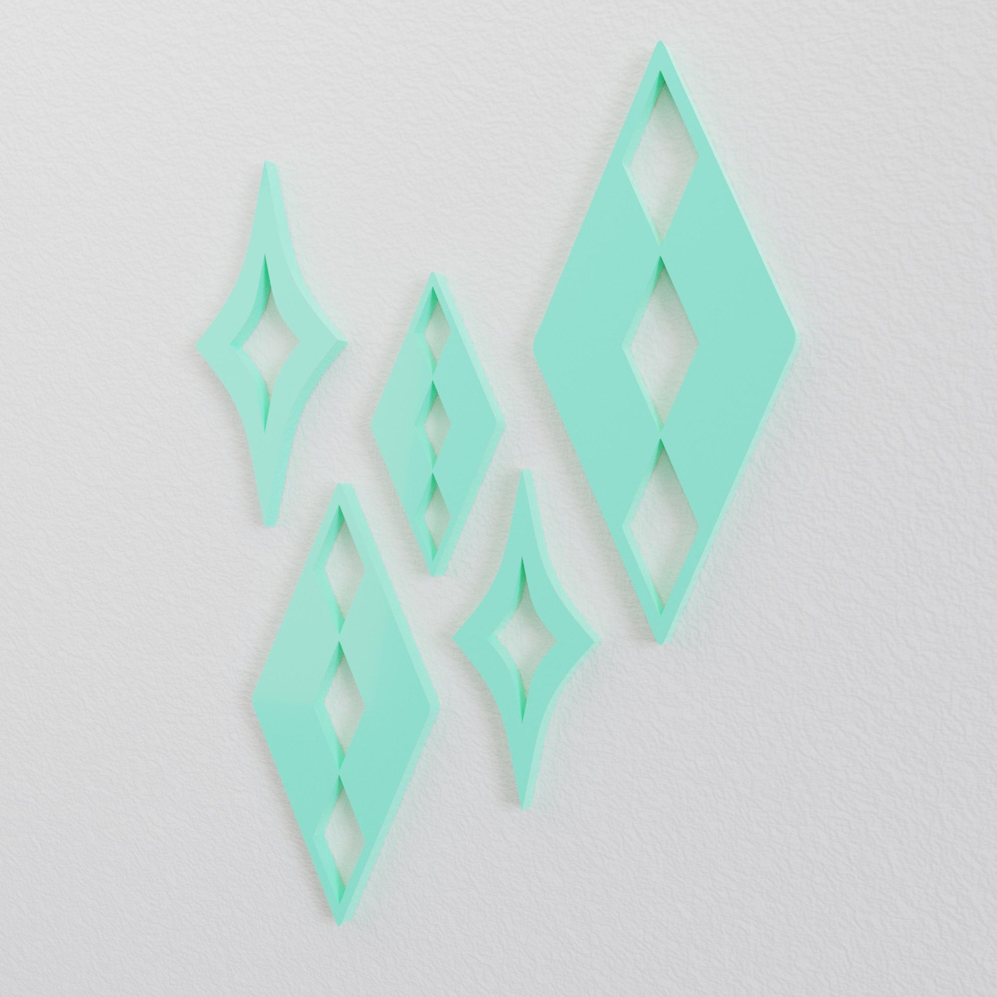 Palm Springs Paradise Diamond Stars Wall Décor