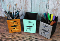 Midcentury Modern Box Pencil Organizer