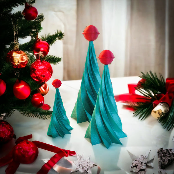 Midcentury Modern Space Age Inspired Holiday Trees