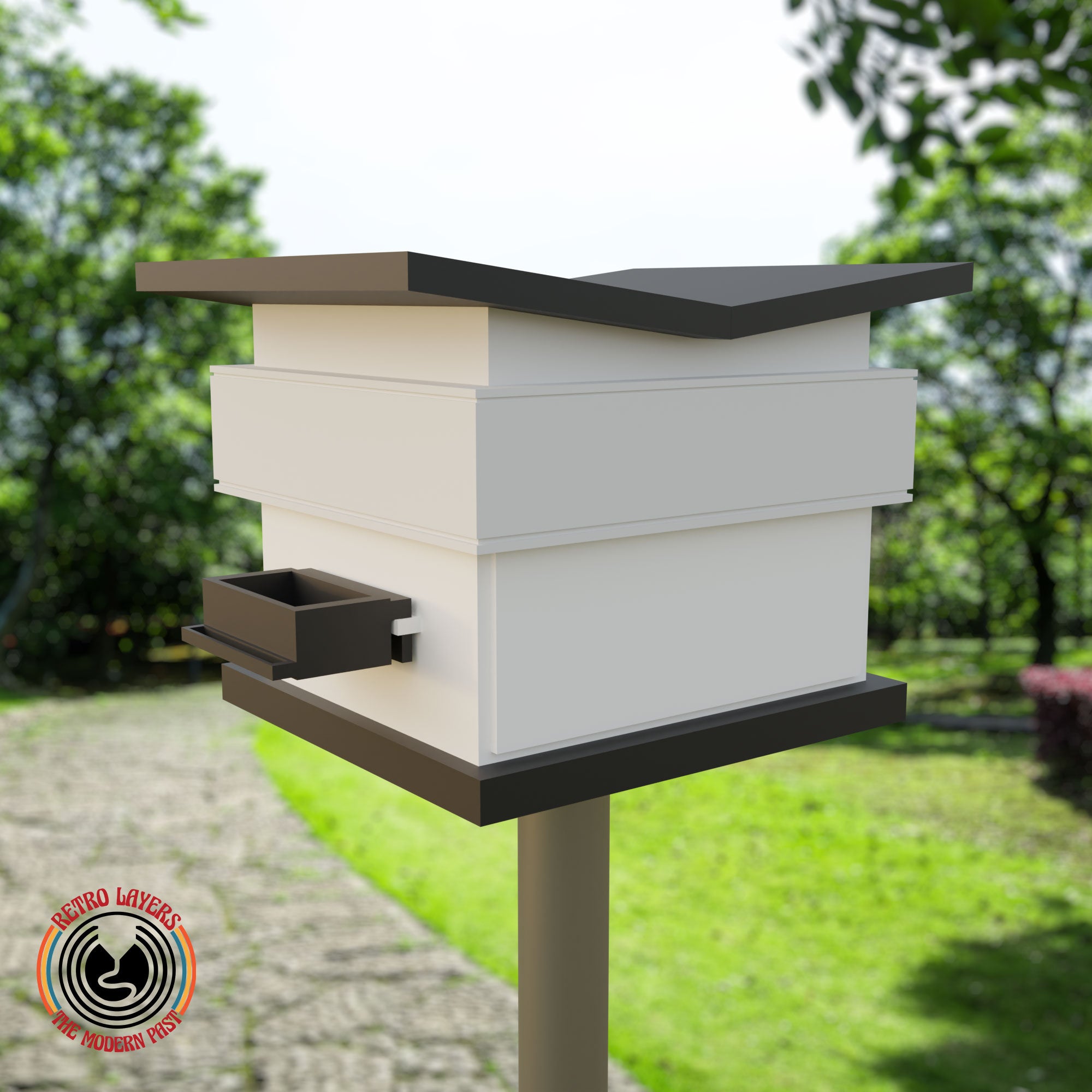 Park Place Midcentury Birdhouse