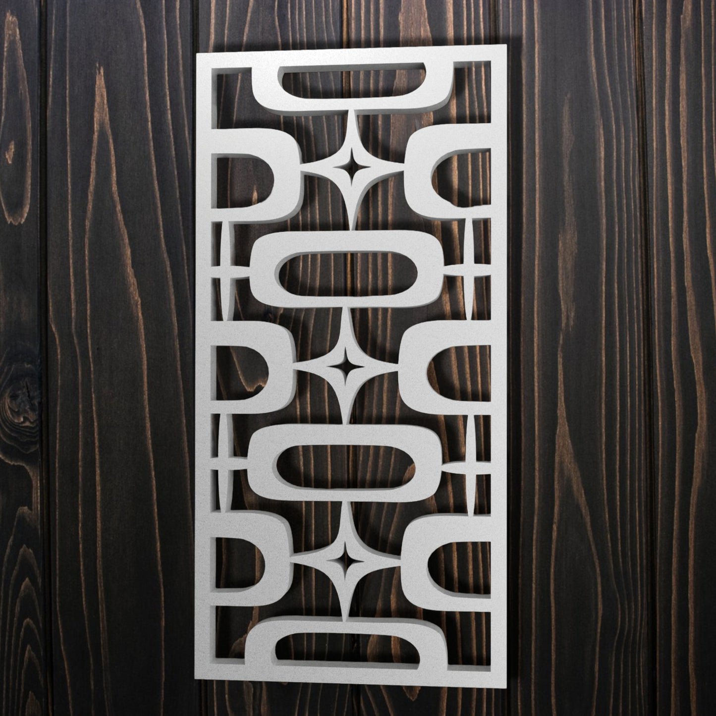 Atomic Ovals Stars Vintage Style Décor Panels